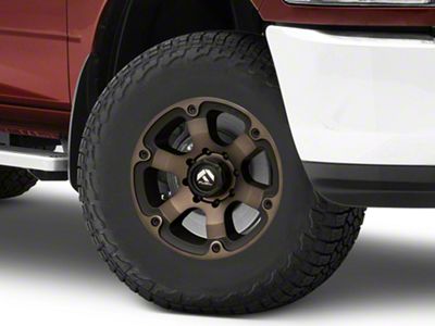 Fuel Wheels Beast Matte Black Double Dark Tint 8-Lug Wheel; 17x9; 1mm Offset (10-18 RAM 2500)