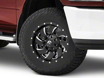 Fuel Wheels Cleaver Gloss Black Milled 8-Lug Wheel; 18x9; -12mm Offset (10-18 RAM 2500)