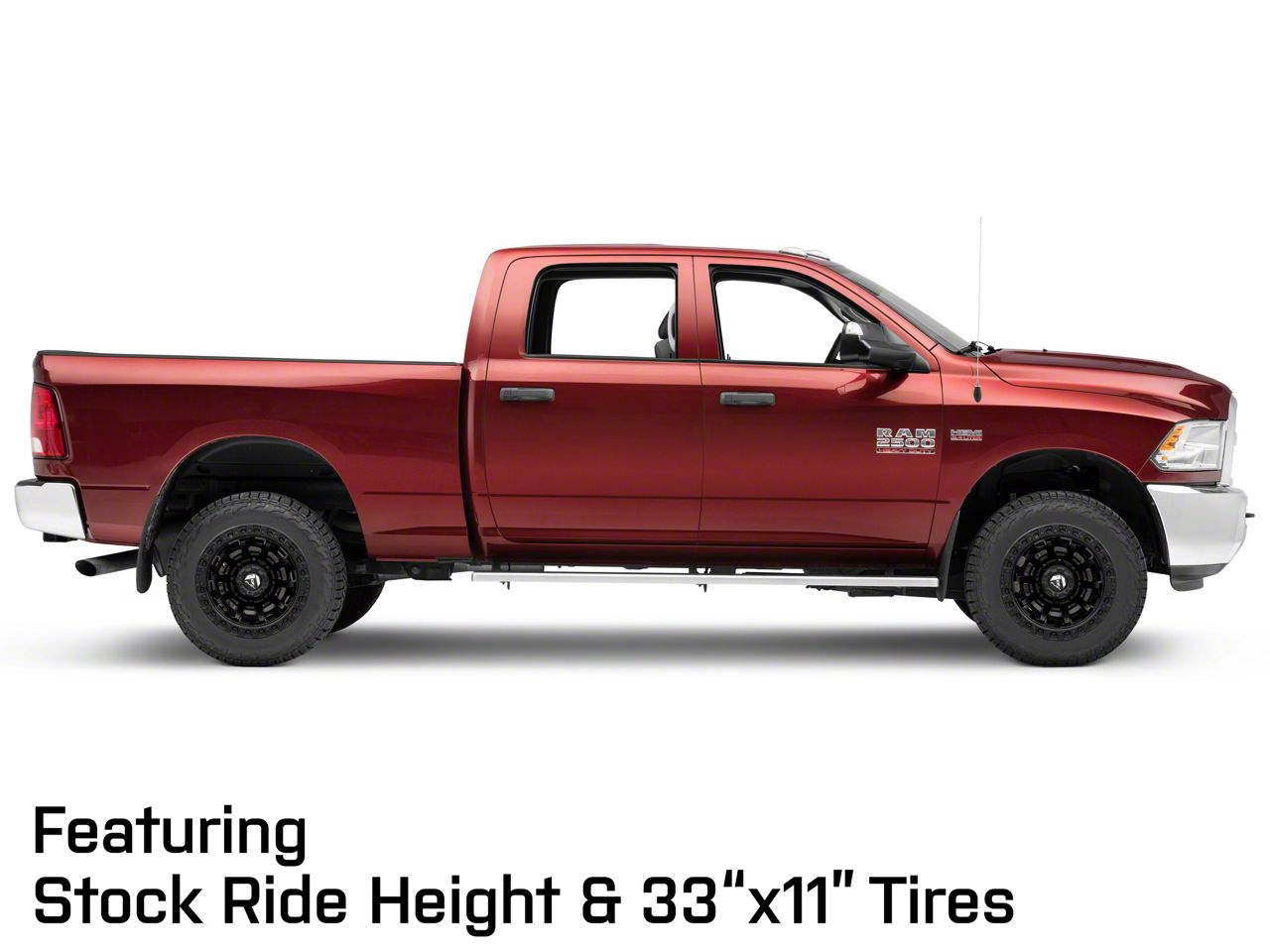 Fuel Wheels RAM 2500 Covert Matte Black 8-Lug Wheel; 20x9; 20mm 