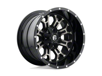 Fuel Wheels Crush Gloss Machined Double Dark Tint 8-Lug Wheel; 20x10; -18mm Offset (10-18 RAM 2500)