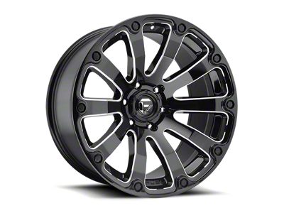 Fuel Wheels Diesel Gloss Black Milled 8-Lug Wheel; 20x10; -18mm Offset (10-18 RAM 2500)