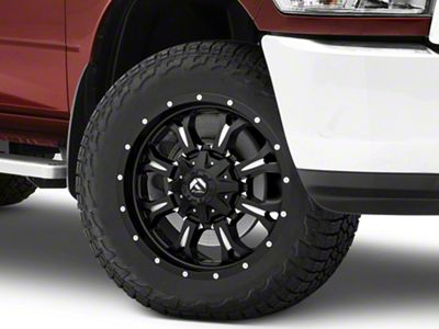 Fuel Wheels Krank Matte Black Milled 8-Lug Wheel; 20x9; 20mm Offset (10-18 RAM 2500)