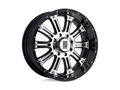 Fuel Wheels Maverick Gloss Black Milled 8-Lug Wheel; 22x12; -44mm Offset (10-18 RAM 2500)