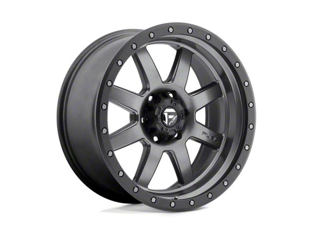 Fuel Wheels Rebel Matte Black 8-Lug Wheel; 22x12; -44mm Offset (10-18 RAM 2500)