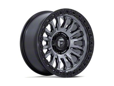 Fuel Wheels Rincon Matte Gunmetal with Black Lip 8-Lug Wheel; 17x9; 20mm Offset (10-18 RAM 2500)