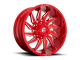 Fuel Wheels Saber Candy Red Milled 8-Lug Wheel; 20x9; 20mm Offset (10-18 RAM 2500)