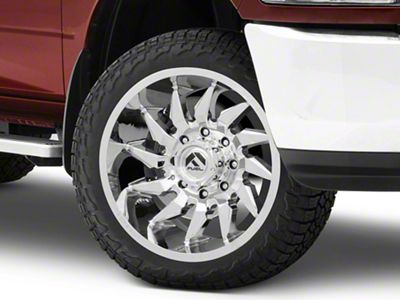 Fuel Wheels Saber Chrome 8-Lug Wheel; 24x12; -44mm Offset (10-18 RAM 2500)
