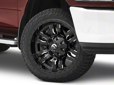 Fuel Wheels Sledge Gloss Black Milled 8-Lug Wheel; 22x10; -18mm Offset (10-18 RAM 2500)