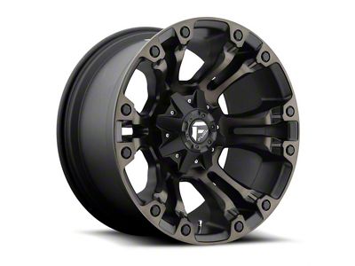 Fuel Wheels Vapor Matte Black Double Dark Tint 8-Lug Wheel; 17x10; -18mm Offset (10-18 RAM 2500)