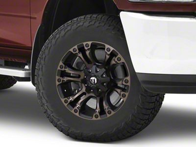 Fuel Wheels Vapor Matte Black Double Dark Tint 8-Lug Wheel; 18x9; 20mm Offset (10-18 RAM 2500)