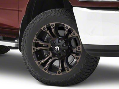 Fuel Wheels Vapor Matte Black Double Dark Tint 8-Lug Wheel; 20x9; 20mm Offset (10-18 RAM 2500)