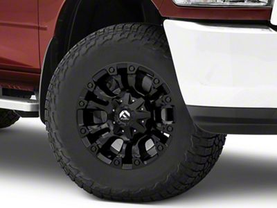 Fuel Wheels Vapor Matte Black 8-Lug Wheel; 18x9; -12mm Offset (10-18 RAM 2500)