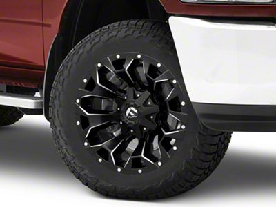 Fuel Wheels Assault Matte Black Milled 8-Lug Wheel; 20x9; 1mm Offset (10-18 RAM 3500 SRW)