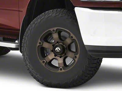 Fuel Wheels Beast Matte Black Double Dark Tint 8-Lug Wheel; 17x9; 1mm Offset (10-18 RAM 3500 SRW)