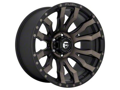 Fuel Wheels Blitz Matte Black Double Dark Tint 8-Lug Wheel; 18x9; 1mm Offset (10-18 RAM 3500 SRW)