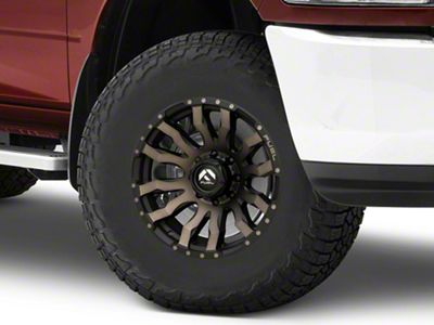Fuel Wheels Blitz Matte Black Double Dark Tint 8-Lug Wheel; 17x9; -12mm Offset (10-18 RAM 3500 SRW)