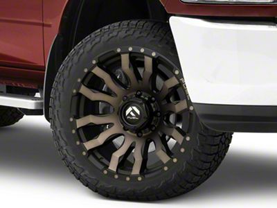 Fuel Wheels Blitz Matte Black Double Dark Tint 8-Lug Wheel; 22x10; -18mm Offset (10-18 RAM 3500 SRW)