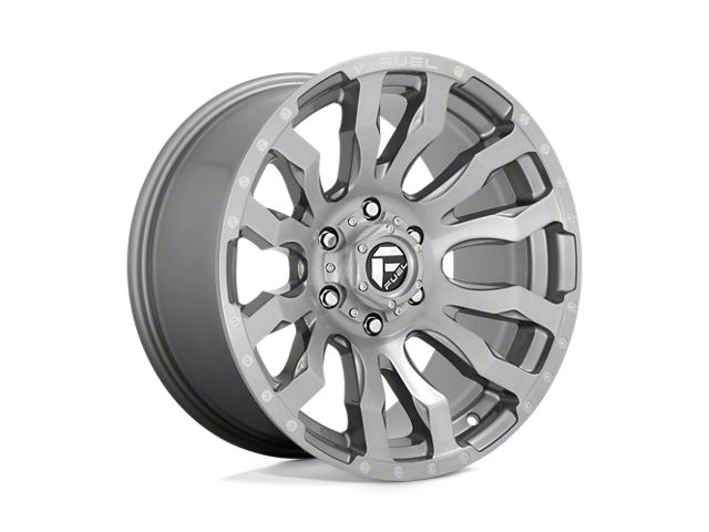 Fuel Wheels Blitz Platinum 8-Lug Wheel; 22x10; -18mm Offset (10-18 RAM 3500 SRW)