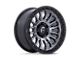 Fuel Wheels Covert Matte Gunmetal with Black Bead Ring 8-Lug Wheel; 20x9; 1mm Offset (10-18 RAM 3500 SRW)