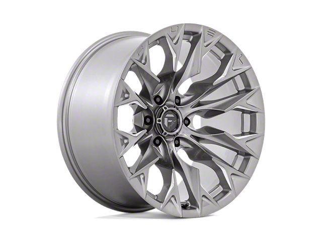 Fuel Wheels Flame Platinum 8-Lug Wheel; 20x10; -18mm Offset (10-18 RAM 3500 SRW)