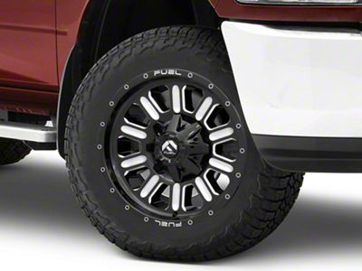 Fuel Wheels Hammer Gloss Black Milled 8-Lug Wheel; 20x10; -18mm Offset (10-18 RAM 3500 SRW)