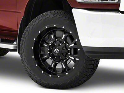 Fuel Wheels Krank Matte Black Milled 8-Lug Wheel; 20x10; -24mm Offset (10-18 RAM 3500 SRW)