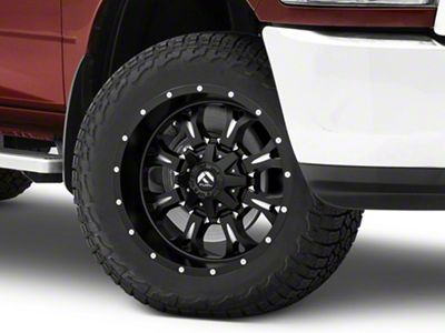 Fuel Wheels Krank Matte Black Milled 8-Lug Wheel; 20x9; 1mm Offset (10-18 RAM 3500 SRW)