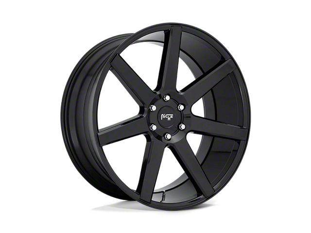 Fuel Wheels Maverick Chrome with Gloss Black Lip 8-Lug Wheel; 22x14; -70mm Offset (10-18 RAM 3500 SRW)