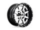 Fuel Wheels Maverick Chrome with Gloss Black Lip 8-Lug Wheel; 24x12; -44mm Offset (10-18 RAM 3500 SRW)