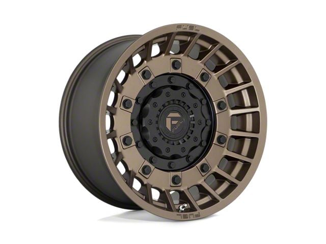 Fuel Wheels Militia Matte Bronze and Black 8-Lug Wheel; 20x10; -18mm Offset (10-18 RAM 3500 SRW)