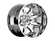 Fuel Wheels Octane Chrome 8-Lug Wheel; 20x12; -44mm Offset (10-18 RAM 3500 SRW)