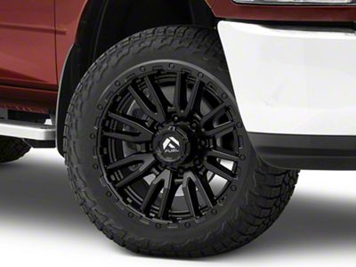 Fuel Wheels Rebel Matte Black 8-Lug Wheel; 22x10; -18mm Offset (10-18 RAM 3500 SRW)