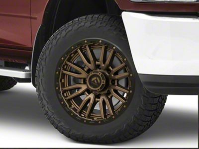 Fuel Wheels Rebel Matte Bronze 8-Lug Wheel; 20x9; 1mm Offset (10-18 RAM 3500 SRW)