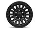 Fuel Wheels Rincon Matte Black with Gloss Black Lip 8-Lug Wheel; 17x9; -12mm Offset (10-18 RAM 3500 SRW)