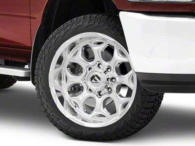 Fuel Wheels Scepter Polished Milled 8-Lug Wheel; 22x10; -18mm Offset (10-18 RAM 3500 SRW)