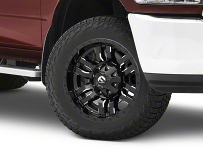 Fuel Wheels Sledge Gloss Black Milled 8-Lug Wheel; 20x10; -18mm Offset (10-18 RAM 3500 SRW)