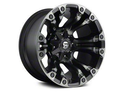 Fuel Wheels Vapor Matte Black Double Dark Tint 8-Lug Wheel; 18x9; 20mm Offset (10-18 RAM 3500 SRW)