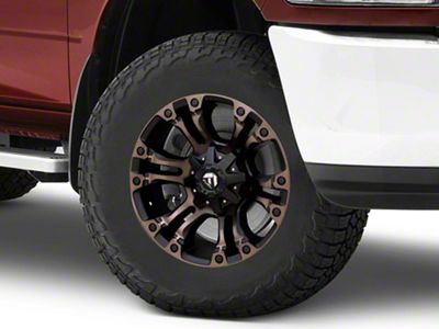 Fuel Wheels Vapor Matte Black Double Dark Tint 8-Lug Wheel; 18x9; 20mm Offset (10-18 RAM 3500 SRW)