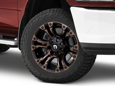 Fuel Wheels Vapor Matte Black Double Dark Tint 8-Lug Wheel; 20x10; -18mm Offset (10-18 RAM 3500 SRW)