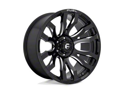 Fuel Wheels Blitz Gloss Black Milled 8-Lug Wheel; 18x9; -12mm Offset (11-16 F-250 Super Duty)