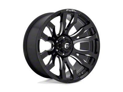Fuel Wheels Blitz Gloss Black Milled 8-Lug Wheel; 22x10; -18mm Offset (11-16 F-250 Super Duty)