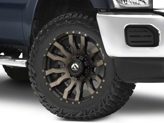 Fuel Wheels Blitz Matte Black Double Dark Tint 8-Lug Wheel; 20x10; -18mm Offset (11-16 F-250 Super Duty)