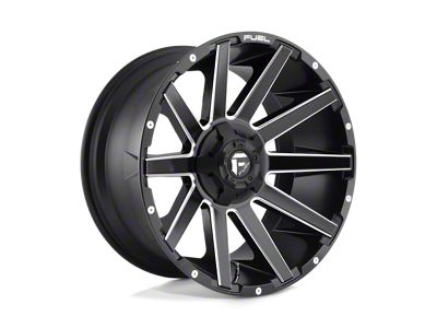 Fuel Wheels Contra Matte Black Milled 8-Lug Wheel; 22x10; -18mm Offset (11-16 F-250 Super Duty)