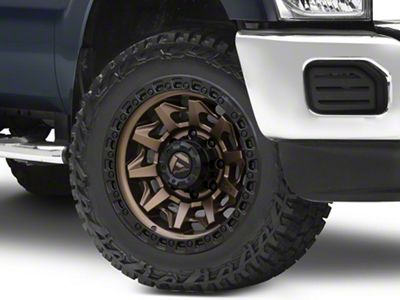 Fuel Wheels Covert Matte Bronze with Black Bead Ring 8-Lug Wheel; 20x10; -18mm Offset (11-16 F-250 Super Duty)