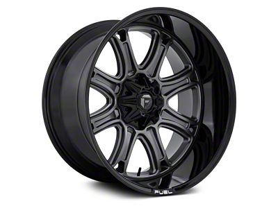 Fuel Wheels Darkstar Matte Gunmetal with Black Lip 8-Lug Wheel; 20x10; -18mm Offset (11-16 F-250 Super Duty)