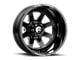 Fuel Wheels FF09D Matte Black Milled 8-Lug Wheel; 20x10; -24mm Offset (11-16 F-250 Super Duty)