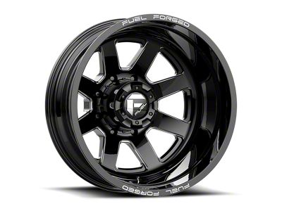 Fuel Wheels FF09D Matte Black Milled 8-Lug Wheel; 24x12; -50mm Offset (11-16 F-250 Super Duty)