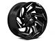 Fuel Wheels Reaction Gloss Black Milled 8-Lug Wheel; 20x9; 20mm Offset (11-16 F-250 Super Duty)