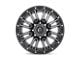 Fuel Wheels Rebel Matte Gunmetal with Black Bead Ring 8-Lug Wheel; 20x10; -18mm Offset (11-16 F-250 Super Duty)