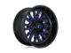 Fuel Wheels Stroke Gloss Black with Blue Tinted Clear 8-Lug Wheel; 20x9; 20mm Offset (11-16 F-250 Super Duty)
